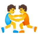 people wrestling on Google
