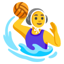 woman playing water polo on Google