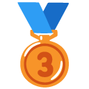 3rd place medal on Google