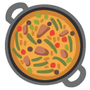 shallow pan of food on Google