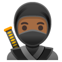 ninja: medium-dark skin tone on Google