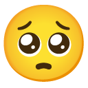 pleading face on Google