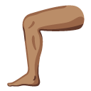 leg: medium skin tone on Google