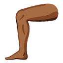 leg: medium-dark skin tone on Google