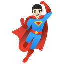 man superhero: light skin tone on Google