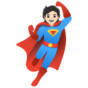 superhero: light skin tone on Google