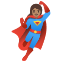 woman superhero: medium skin tone on Google