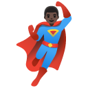 man superhero: dark skin tone on Google
