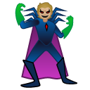 supervillain: medium-light skin tone on Google