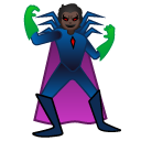 supervillain: dark skin tone on Google