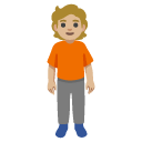 person standing: medium-light skin tone on Google