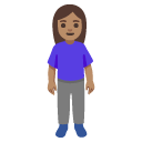 woman standing: medium skin tone on Google