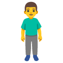 man standing on Google