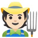 farmer: light skin tone on Google