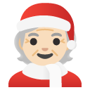 Mx Claus: light skin tone on Google