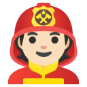 firefighter: light skin tone on Google
