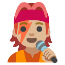 singer: medium-light skin tone on Google