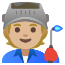factory worker: medium-light skin tone on Google