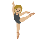 ballet dancer: medium-light skin tone on Google