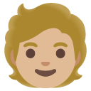 person: medium-light skin tone on Google