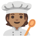 cook: medium skin tone on Google