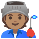 factory worker: medium skin tone on Google