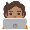 technologist: medium skin tone on Google