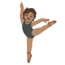 ballet dancer: medium skin tone on Google