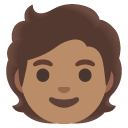 person: medium skin tone on Google