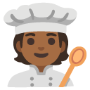 cook: medium-dark skin tone on Google