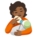 person feeding baby: medium-dark skin tone on Google