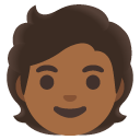 person: medium-dark skin tone on Google