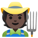 farmer: dark skin tone on Google
