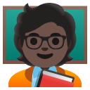 teacher: dark skin tone on Google