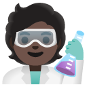 scientist: dark skin tone on Google
