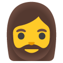 woman: beard on Google