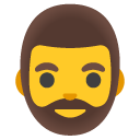 man: beard on Google