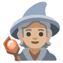 mage: medium-light skin tone on Google