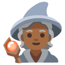 mage: medium-dark skin tone on Google