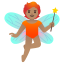 fairy: medium skin tone on Google