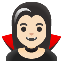 woman vampire: light skin tone on Google
