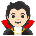 vampire: light skin tone on Google