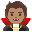 vampire: medium skin tone on Google