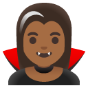 woman vampire: medium-dark skin tone on Google