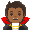 vampire: medium-dark skin tone on Google