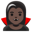 woman vampire: dark skin tone on Google