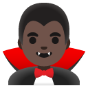 man vampire: dark skin tone on Google