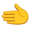 leftwards hand on Google