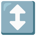 up-down arrow on Google