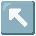 up-left arrow on Google